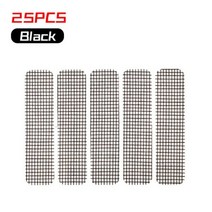 가정용 접착제 모기장 파리 곤충 수리 스크린 벽 패치 스티커 메쉬 창 고정 그물 50 개 25 15 5 개, 50pcs, Black
