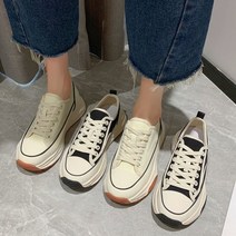 여성 발편한 단화 키높이 캐주얼화 메이블 통굽 스니커즈