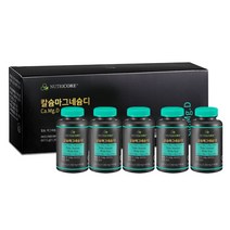 [공식] [리뉴얼] 뉴트리코어 WCS 칼슘마그네슘디 4+1개 1박스 450정 비타민D 아연 망간 NOCHESTEM (5개월분), 1개0