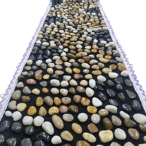 힐스텝 천연자갈 발 지압매트 지압판, 고밀도 대형 (40x150), 1개