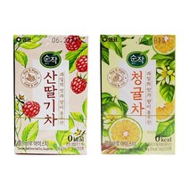 샘표 순작 과일의 맛 콜드브루 아이스티 20T 1+1 산딸기 청귤 티백차 에이드활용, 순작 산딸기차 20T+순작 청귤차 20T