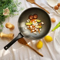 PFOA프리 플라즈마 용사 코팅 인덕션 궁중팬 웍 30cm, 단품
