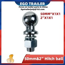자동차 견인고리 견인볼Egotrailer 크롬 히치 견인 볼 2 