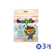 통통튀는 하비클레이 50g-살색x3개 아이들이좋아하는 아이들이좋아하는 재미있는클레이 슬라임재료 재미있는점토놀이★jun☆a