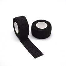 [공장 직배송 할인] 자가점착밴드 붕대테이프 자가접착 압박 붕대 손가락 테이핑, 블랙