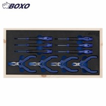 BOXO 복소 정밀드라이버 미니펜치 세트 원목 트레이 별도 BX012
