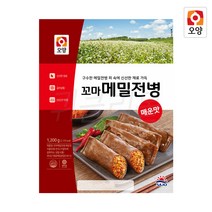 [퀴클리몰] 사조오양 꼬마 메밀전병 매운맛 1.2kg 미니, 1개