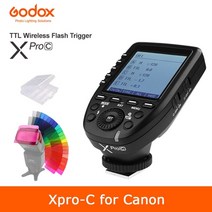 무선 동조기 카메라 촬영 조명 Godox xpro-c xpro-n xpro-s ttl, 캐논용 xpro-c