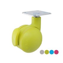 EAO021639핸드카트부속 그린 구르마 치 BOLA 2인 바퀴 가구바퀴, 미들퐁 쿠팡 8806379370247_핑크 2인_치