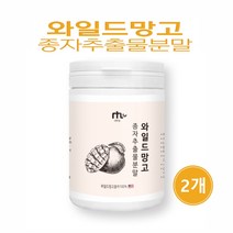 와일드망고 분말 가루 야생 아프리칸 망고 씨앗 종자 100% 렙틴 아디포넥틴 효능 추천, 2개, 200g