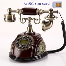 해외 어르신을 위한 무선 전화기 GSM SIM 카드 고정 어르신 어르신 유선 전화 골동품 고정 무선 전화 홈
