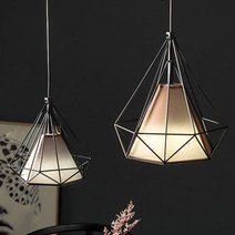 페리도트 2등 인테리어 조명, 전구미포함, 블랙