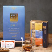 청양 맥문동 꽃뫼 맥문동차3종 선물세트 30티백 3박스 특허받은 최적화 로스팅 비법