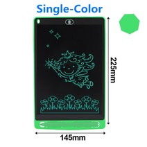 드로잉패드 전자 노트 태블릿 그래픽 아이 12 8 5 인치 lcd 칠판 디지털 보드 칠판 쓰기, 8.5 그린 싱글