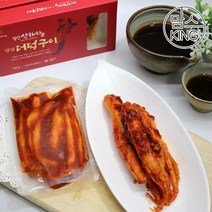 [맘스킹][정선청정더덕영농조합]정선 산해라 양념더덕구이 실속형 130gX5팩, 단품