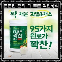 더푸른 꽉찬생식 2통 대용량 생식가루 야채분말 건강쉐이크 영양만점 식사대용식