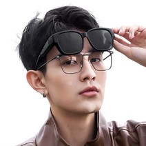 라이크닥 남녀공용 UV400 안경위에 쓰는 편광 선글라스