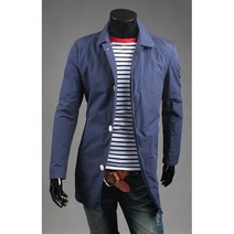 후앙스 면워싱 페이즐배색 코트 SPJK-608