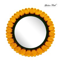 [골든벨시계] m가든 인테리어 벽거울 7114, 주황