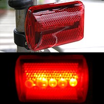 자전거 5 LED 7가지모드 후미등 안전등