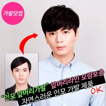 가발닷컴 남자 앞머리가발 부분가발