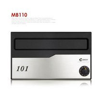 다세대우편함 MB110블랙, 블랙