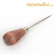 가죽공예 도구 - 원형 나무손잡이 송곳 *개당가격*, 1개