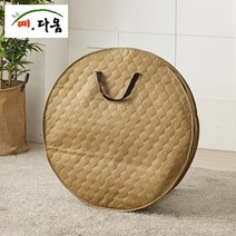 예다움 3중 누빔 상커버 원형, 베이지