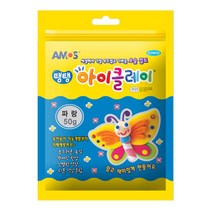 아모스 탱탱 아이클레이 파우치, 파랑, 50g