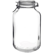 보르미올리 피도병 화이트 유리밀폐병 유리병 저장병, 4000ml