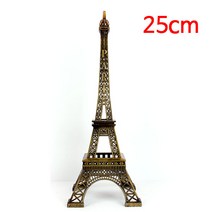 에펠탑 컬러에펠탑 에펠탑모형 25cm 인테리어장식 선반장식, 브론즈 에펠탑 25cm, 1개