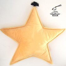 날아라미쎄스깡 별쿠션 만들기 DIY 세트, 머스타드, 1개