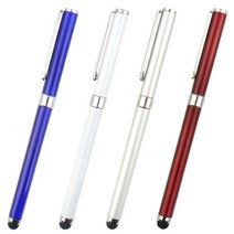 더조은셀러 스마트폰 볼펜터치펜 뚜껑식 01, 레드