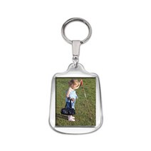 유한기획사진기념품 투명포토키체인 투명사진열쇠고리 투명키체인, 뉴 미니 정사각 키체인