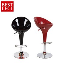 베스트렉 헤라 발걸이형 홈바의자 아일랜드 식탁의자 바텐의자, 실버, 1개