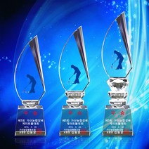 아이상패 골프트로피 축구 야구 볼링 테니스 탁구 스포츠트로피 트로피제작, 02_중(7x24cm)