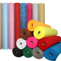 호가 글리터 부직포 원단 100cm x 145cm, 블루