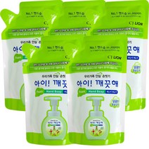 아이깨끗해 청포도200ml 리필, 청포도, 5개