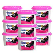 지라이프 습기펀치365 참숯제습제 9개, 250g, 1개