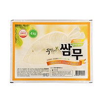 무맛나쌈무(새콤달콤한맛)4kg, 단품