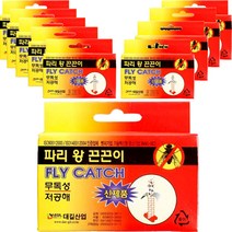 대길산업 파리왕끈끈이 파리끈끈이 파리접착제 파리약, 10통