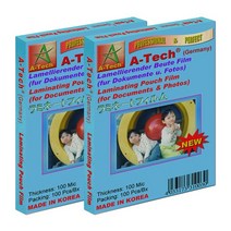 A-TECH 기계코팅지 코팅필름, 32절, 100매