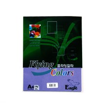 삼원 플라잉 칼라/A4/120g/20매 - E01 흰눈색 E02 우유색 E03 상아색 E0, S613004(E04-크림색)