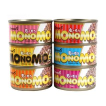 그린펫 모노모 고양이 캔, 참치 + 게살 혼합맛, 80g, 24개