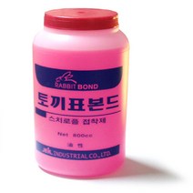 [서광케미칼]토끼표본드/우드락본드/스티로폼본드/(800cc스치로플 목재 목공 섬유 우드, 20개=1box