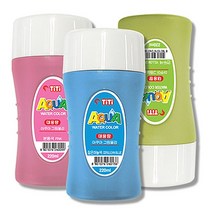 티티경인 아쿠아 220ml 대용량 물감 유아물감, $NV4_티티아쿠아 220ml : 빨강색, 1개