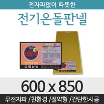 드림난방 친환경 전기온돌판넬, 전기온돌판넬 사이즈 600 x  850mm