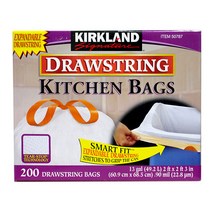 커클랜드 시그니춰 코스트코 쓰레기 봉투 49.2L x 200매, 1개