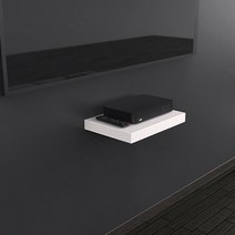 저스트월 무지주 미디어선반40 벽선반, 화이트(D28)