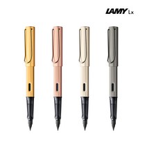 라미 룩스 Lx 만년필, 3번 팔라듐 선물포장, 1개, EF (0.5~0.6mm)